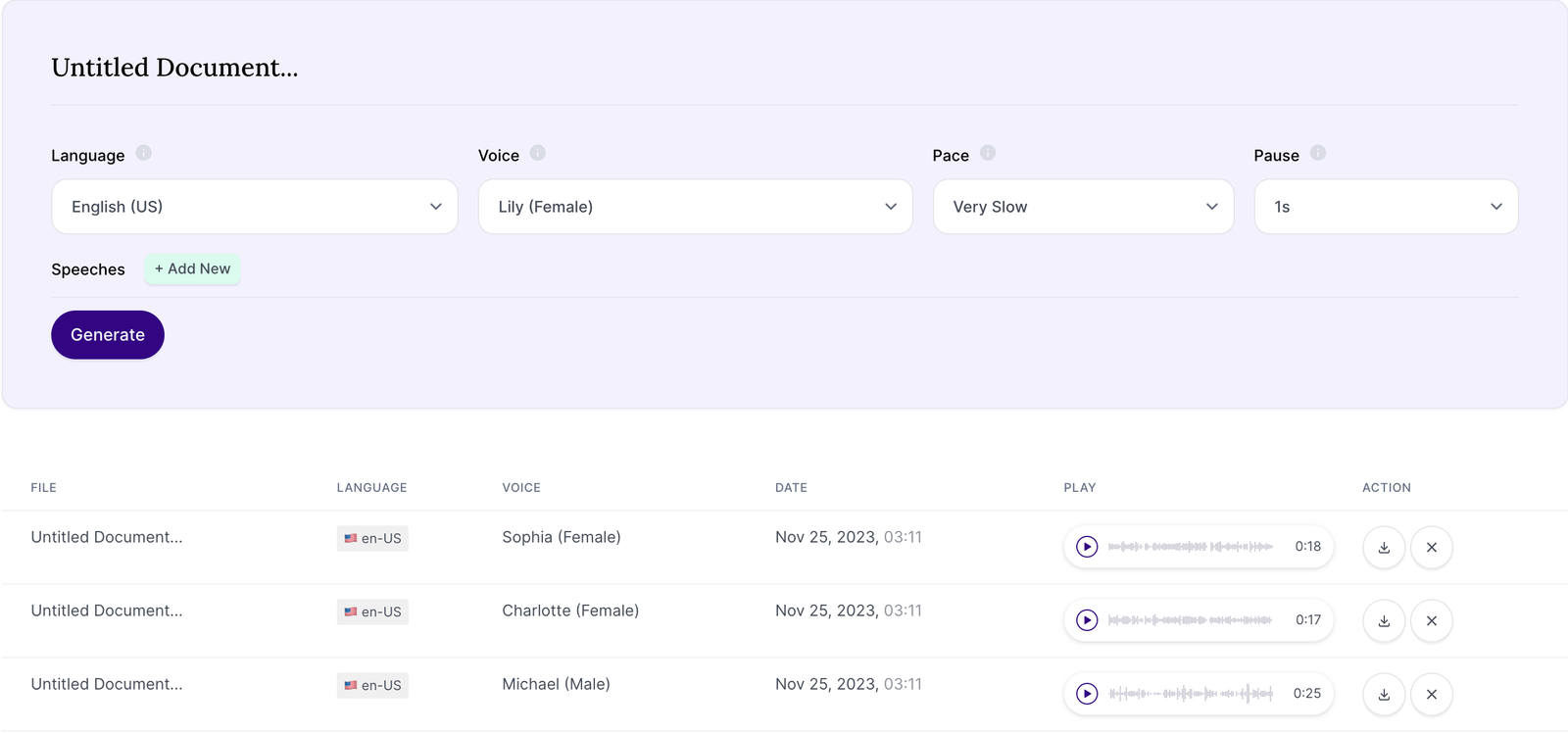 Chat, Upload, Transform